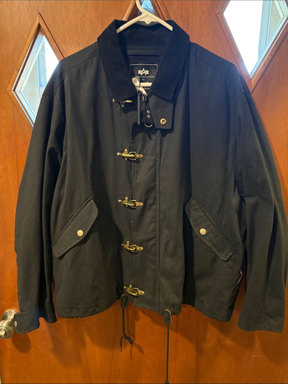 Madewell x Alpha Industries- Black Toggle Jacket